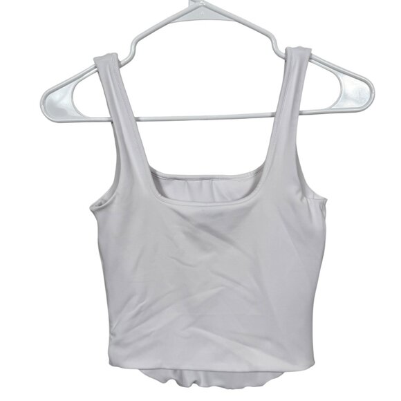 Express Body Contour High Compression Corset Tank XS White Cropped Shaping - Picture 3 of 8